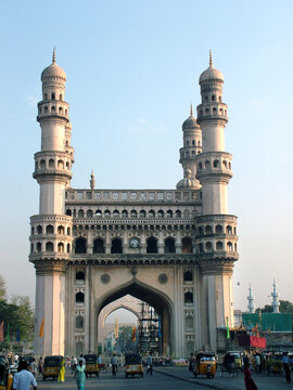 charminar, hyderabad, india, minaret built in 1591