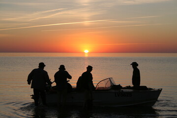 Fishermen sunset