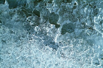 Winter is coming to ya! Frozen water