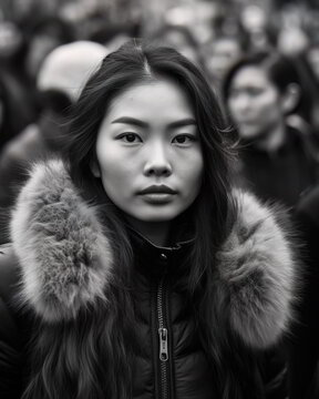 Fictional Mongolian demonstrator