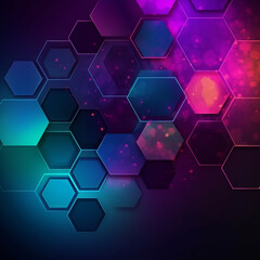 Abstract Hexagon Background Pattern