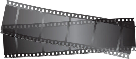 two bits of film overlaping with a transparent top layer