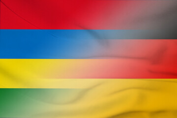 Mauritius and Germany government flag international relations DEU MUS