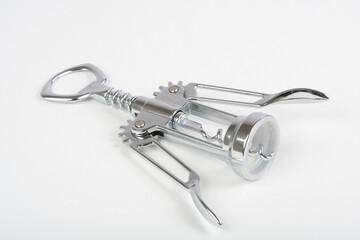 corkscrew isolated on a white background