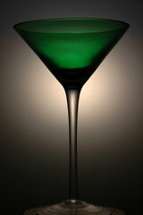 A studio image of a Martini glass.