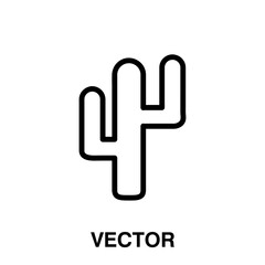Cactus icon,vector illustration. cactus icon illustration isolated on White background
