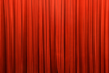 red curtain detail, removed noise, saturated, detail photo, can be used as background