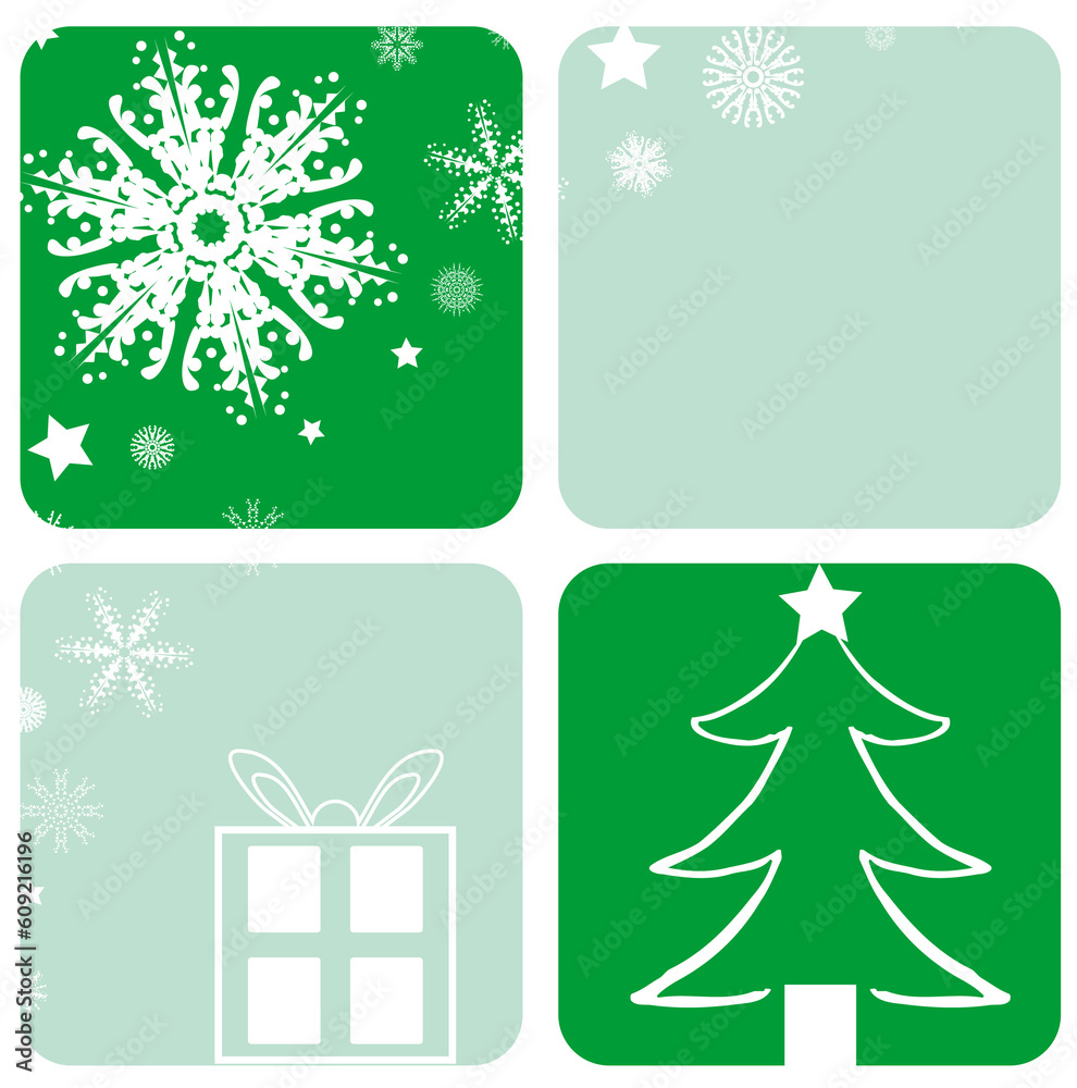 Sticker A selection of christmas designs