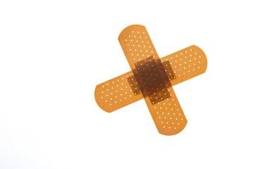 Adhesive tape in form of a cross