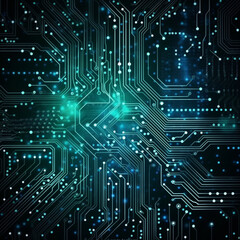 Abstract Circuit Board Texture Background