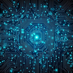 Abstract Circuit Board Texture Background