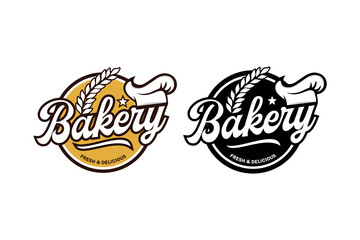 Bakery chef logo template collection