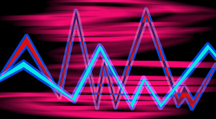 A simple waveform color based abstract background.