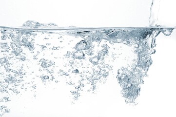 Obraz na płótnie Canvas water bubbles isolated on white background