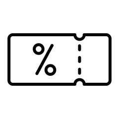 Discount icon with transparent background