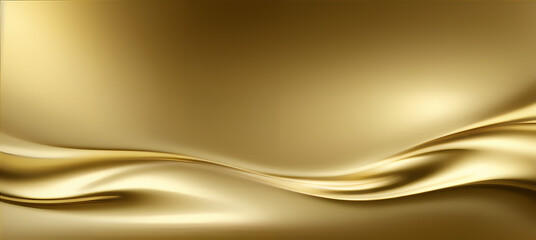 Golden silk background wave wallpaper