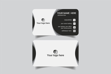 Luxury creative corporate business card