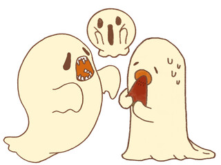 お化けのイラスト