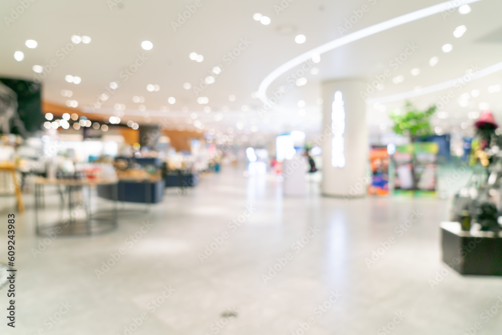 Canvas Prints abstract blur and defocused luxury shopping mall and retail store for background