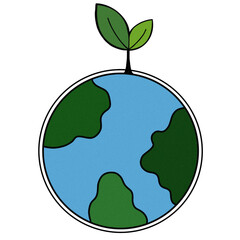 world environment day save the earth save the forest preserve nature .doodle elements color