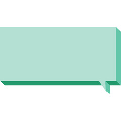 입체 큰 말풍선