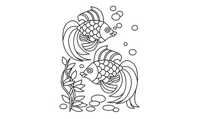 This is line art design vector eps file white and black background .
