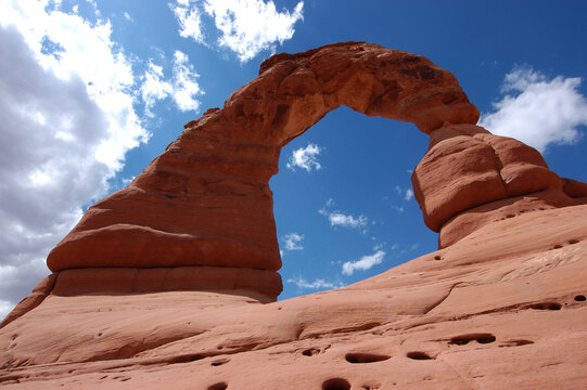 Delicate Arch In Arches National Park, Moab, Utah