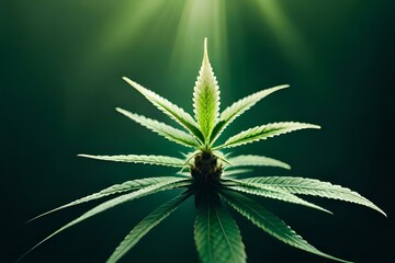 cannabis leaf background