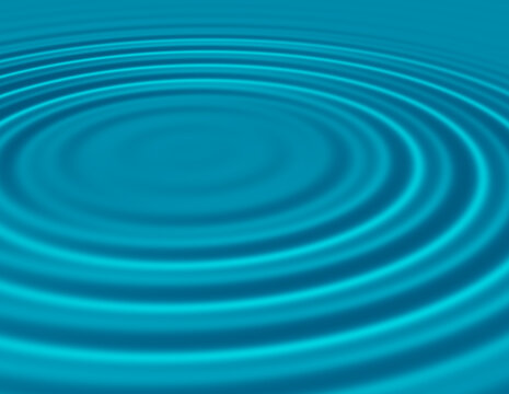 Smoothly 3d Image Of Circular Waves Expanding © Designpics