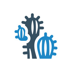 Cactus or  Cacti icon vector illustration