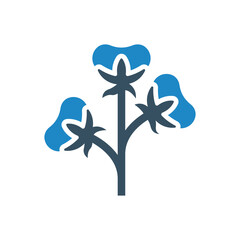 Flower simple icon vector illustration