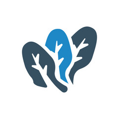 leaf or ecology icon vector illustration