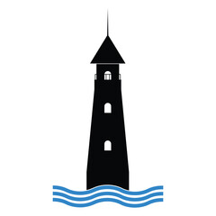 lighthouse icon vector