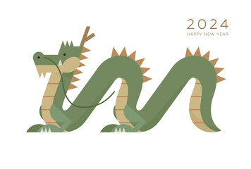 2024年　辰年　年賀状
