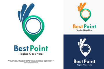 best location logo template illustration