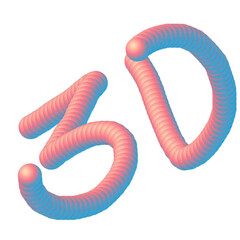 3d text rendered in 3d