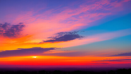 Fototapeta premium evening sky