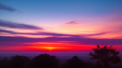 Obraz premium evening sky