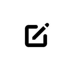 Edit vector icon. Pencil, Write icon symbol illustration