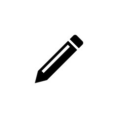 Edit vector icon. Pencil, Write icon symbol illustration