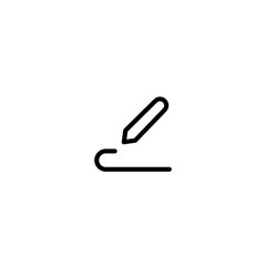 Edit vector icon. Pencil, Write icon symbol illustration