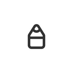 Edit vector icon. Pencil, Write icon symbol illustration