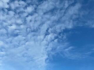 blue sky with clouds
