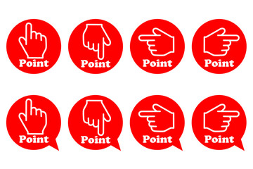 イラスト素材：ポイント,重要,チェック,注目,注意,付箋