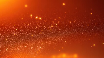 Obraz premium Abstract orange glitter lights background. AI Genenrative