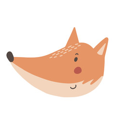 Fox cute hand drawn kids illustration