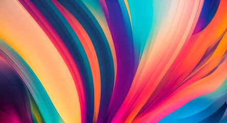 Vibrant Flower Pattern with Colorful Circles
