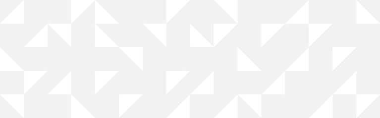 Trendy geometric background in light gray and white shades, template for web design and wallpapers. Texture of triangles and squares in mosaic, modern pattern.