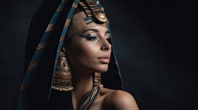 Nefertity, egyptian queen, ai based