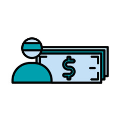 Filled Line Theft design vector icon design vector line icon svg